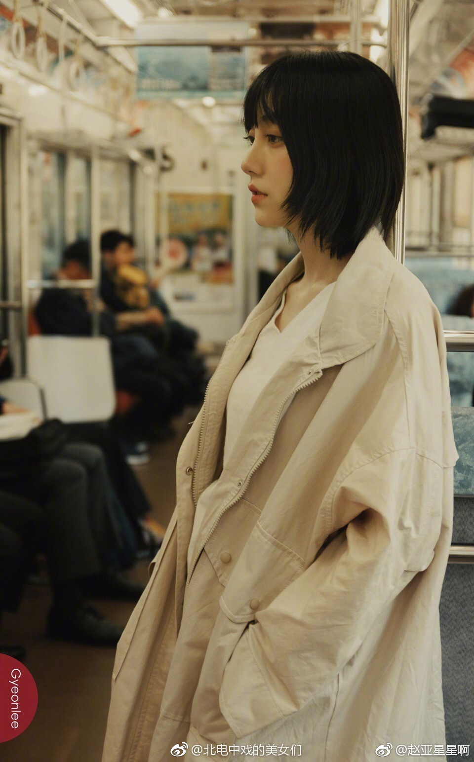 模特,就读于广州外语外贸大学