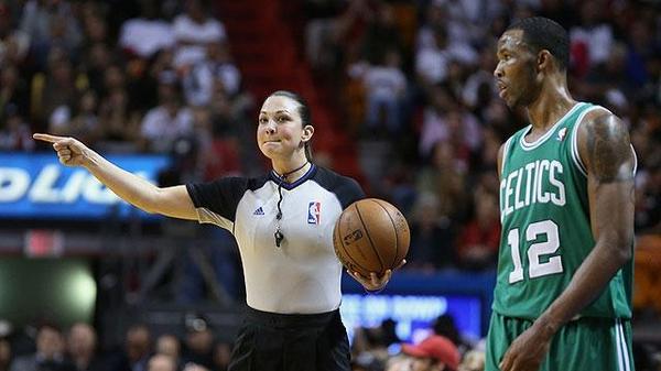 NBA历史上只有三位女裁判，而现役的只有一位