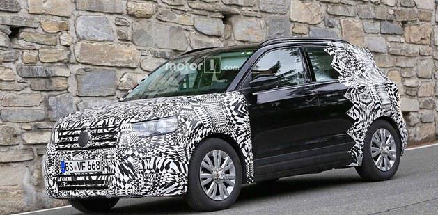 大众T-Cross量产版谍照曝光 将于年内发布