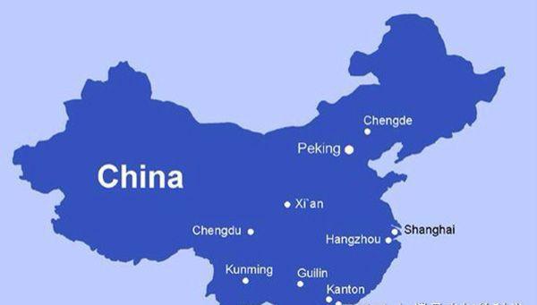 世界各国的中国地图, 来看看老外都标注了哪些中国城市?