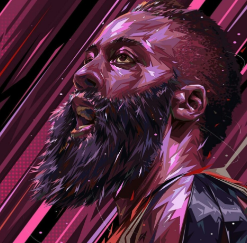 nba球星头像帅气图,詹姆斯很皇帝,杜兰特很霸气