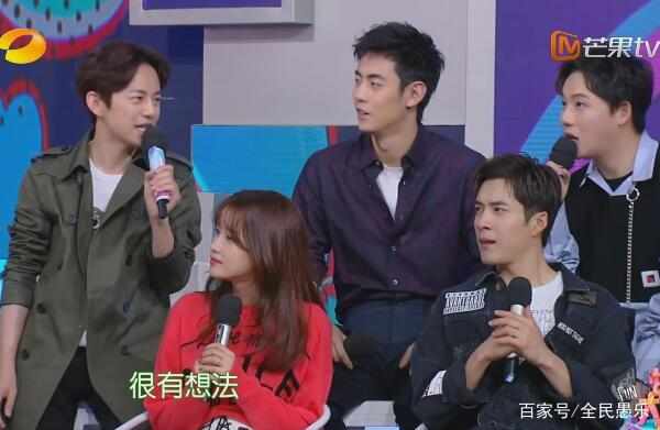 快乐大本营上新人，比某菲还做作。何老师黑脸！