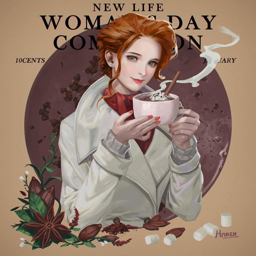 韩国插画师 Kim Han seul (aka Haren)