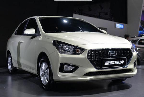 现代全新瑞纳上市 预计售价6万起综合油耗5.0L