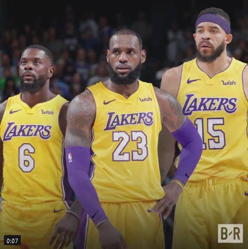 詹姆斯 湖人23号詹姆斯在我湖将继续身披23号