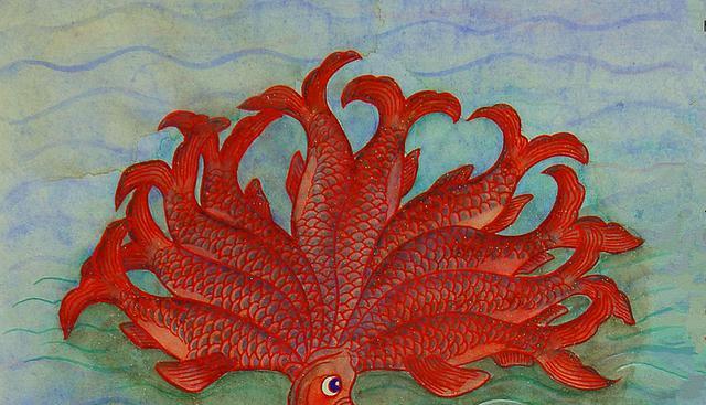 《山海经》鱼类异兽排行榜,第四长得像龙,第一