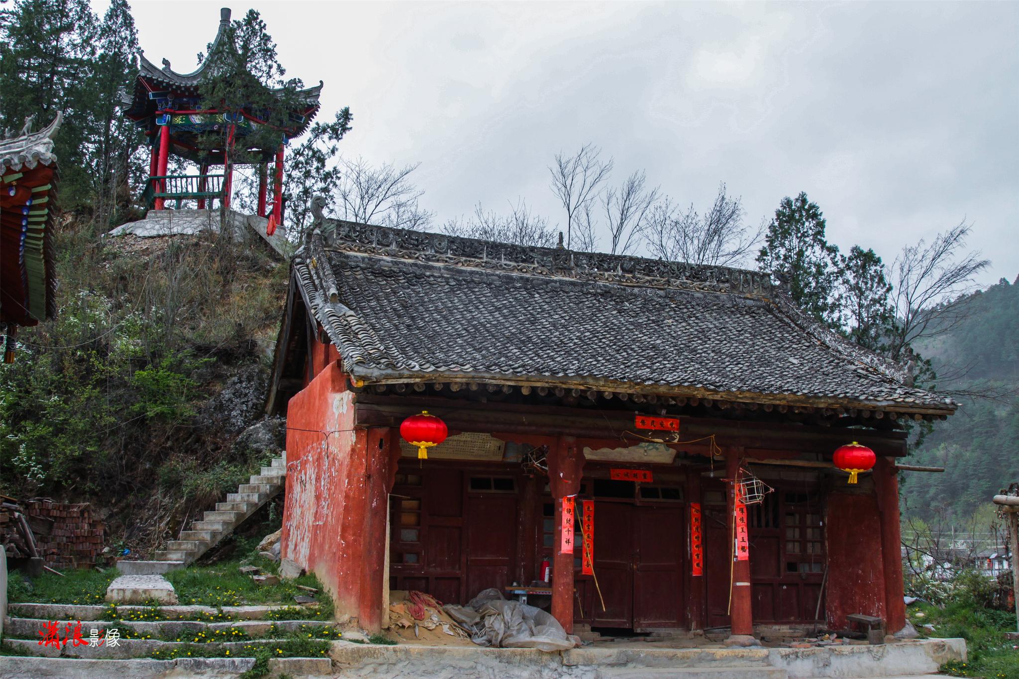 四月春色俏,美丽乡村天水党川花庙村