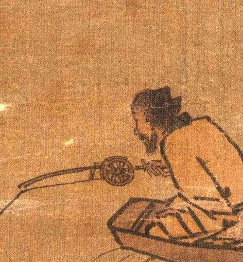 《寒江独钓图》放大15倍后,原来宋朝就有现代钓鱼竿了