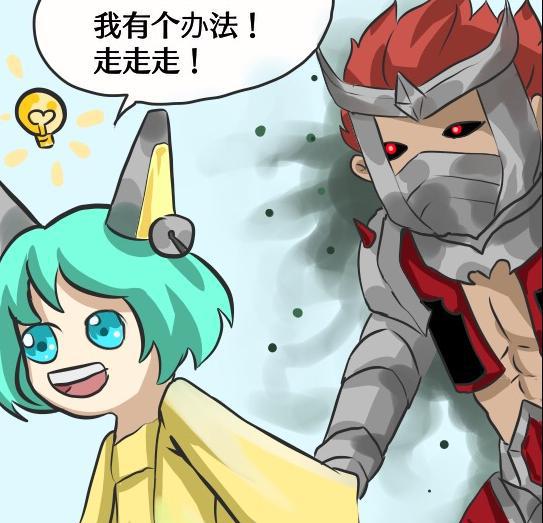王者荣耀漫画:蔡文姬偷偷带着典韦去洗澡,却被路过的
