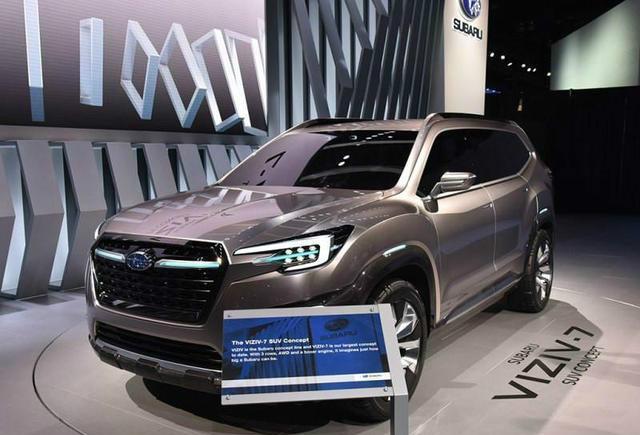 车身5米2比奥迪Q7还大! 配全时四驱或卖20万, 斯巴鲁也疯狂