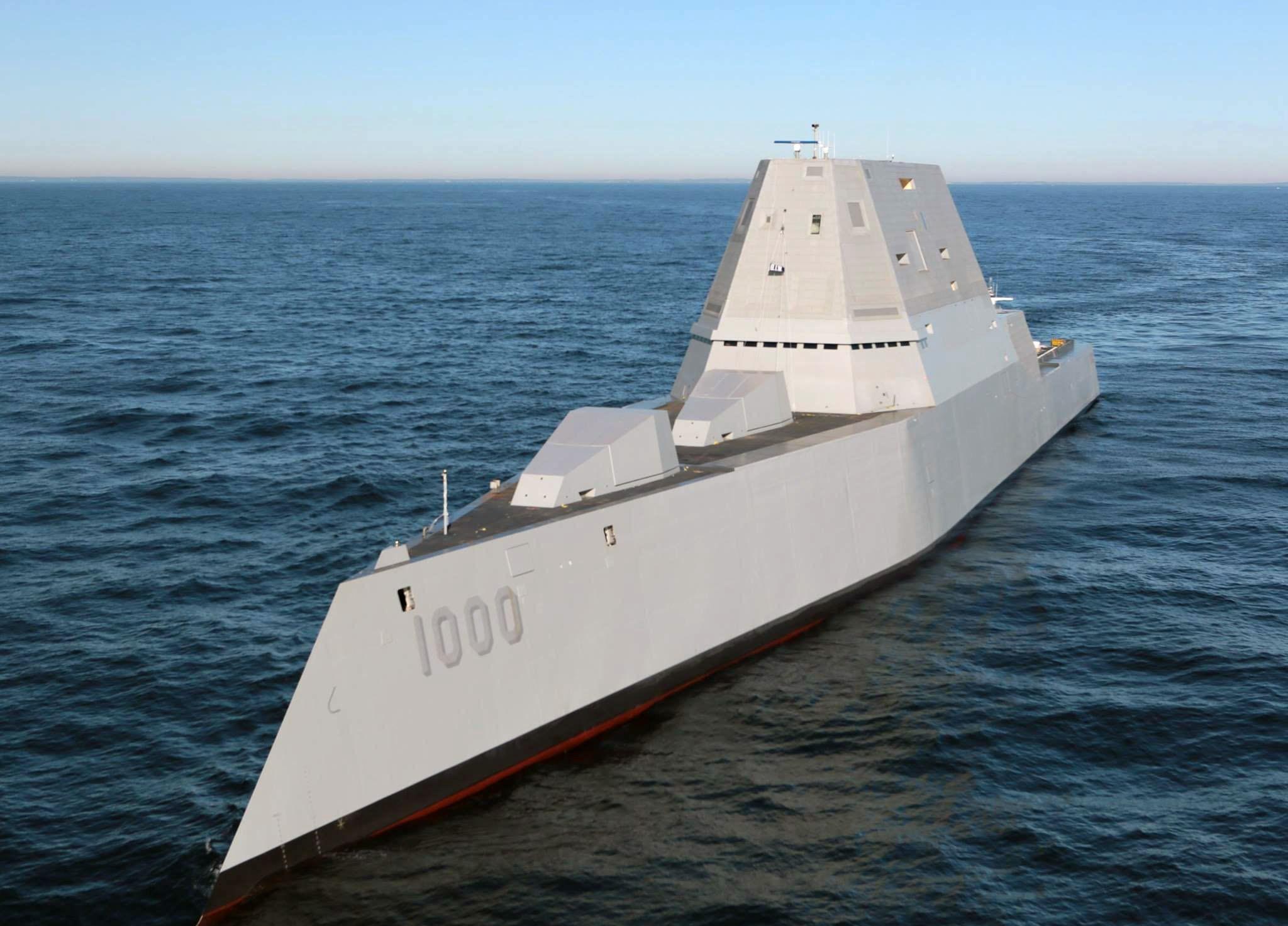 美国DDG-1000驱逐舰包含有哪些黑科技?看完你就知道了