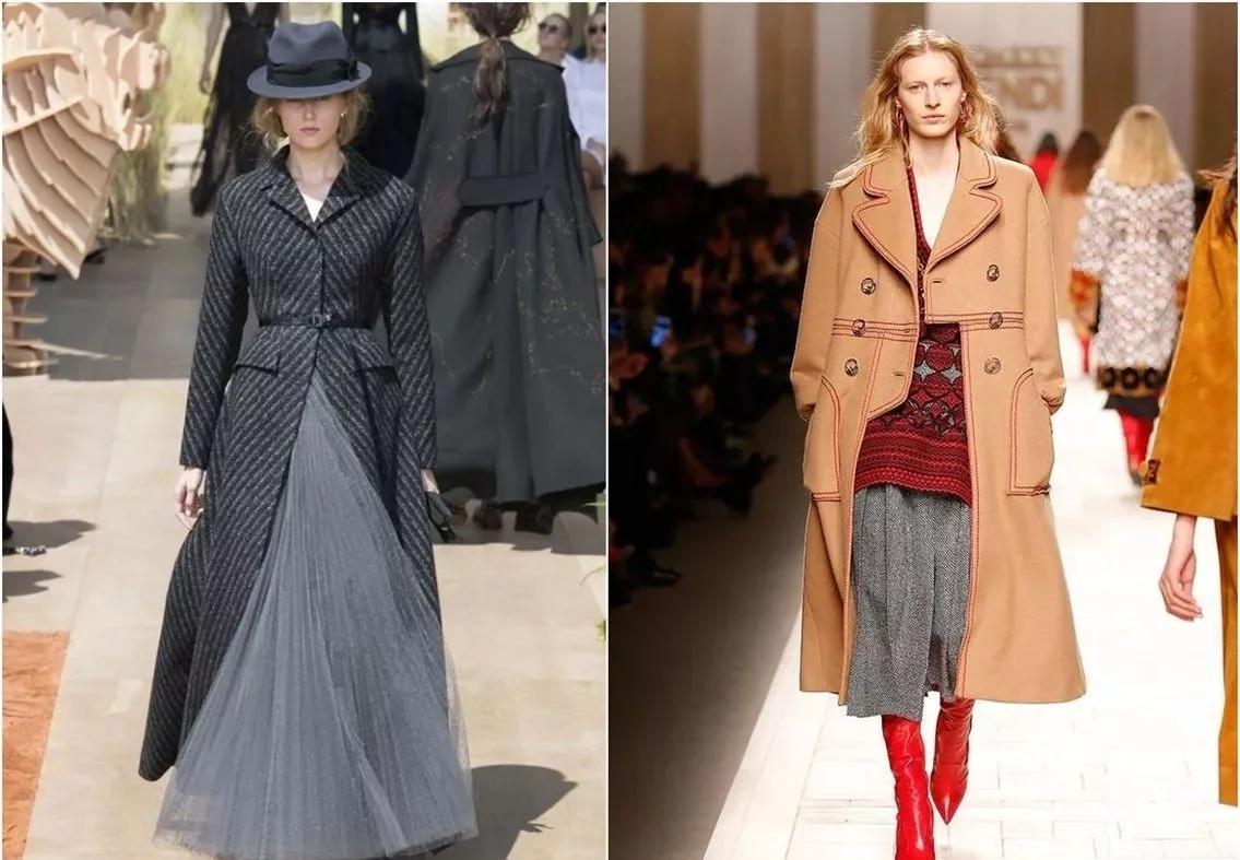 大衣+裙子才是今年冬天最美搭配