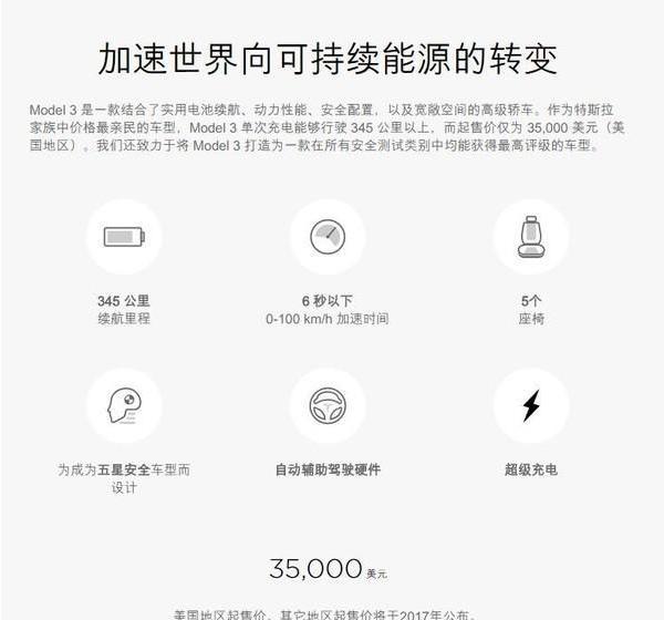 特斯拉Model 3配置曝光，上百种选装方案，但还是太少了！