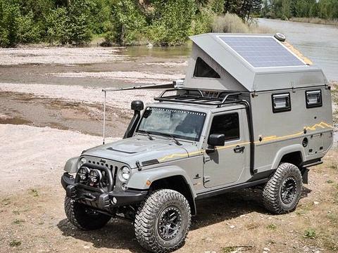 Jeep牧马人爆改，AEV野营车，气势不输福特猛禽