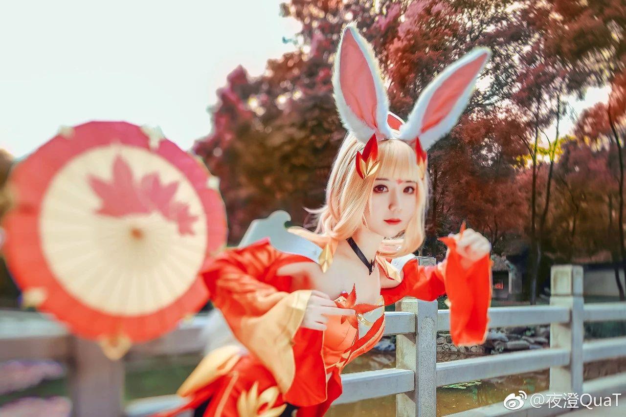 王者荣耀: 公孙离cos, 喇叭裤好评, 这颜值身材