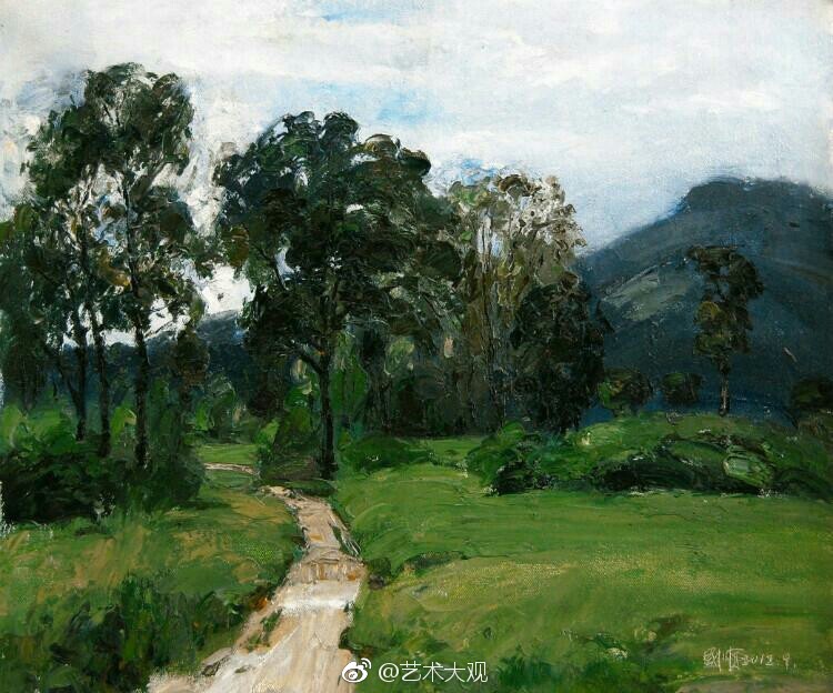 左国顺油画风景写生作品专辑-1