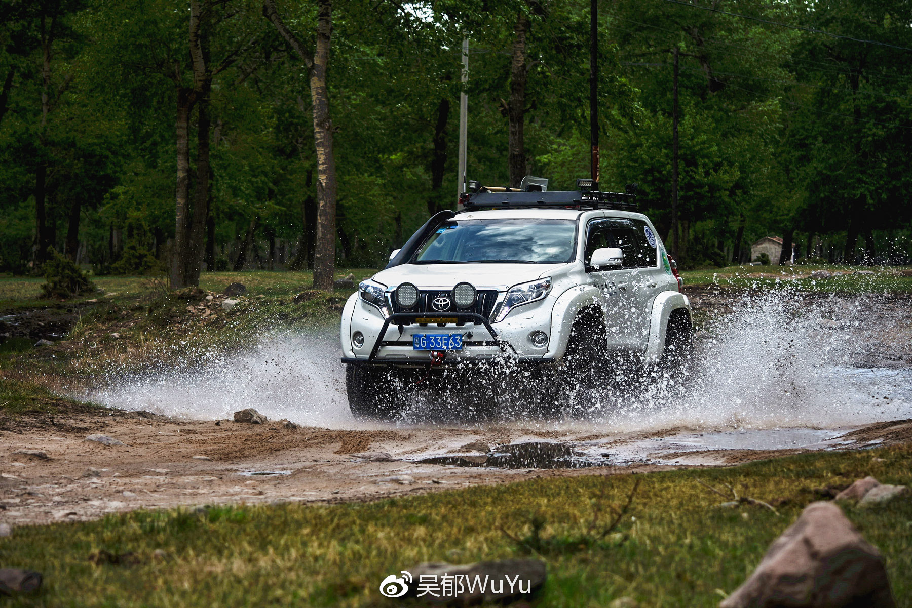 AT38北极卡车极地普拉多老掌沟越野测试实录