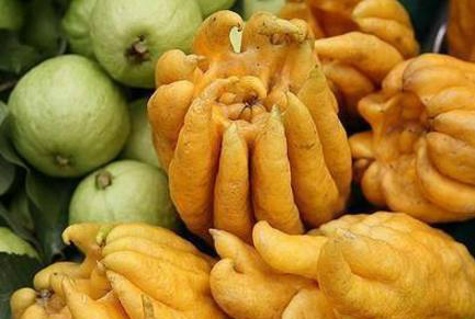 佛手柑闻起来有种柠檬和柑橘混合的香味,可以