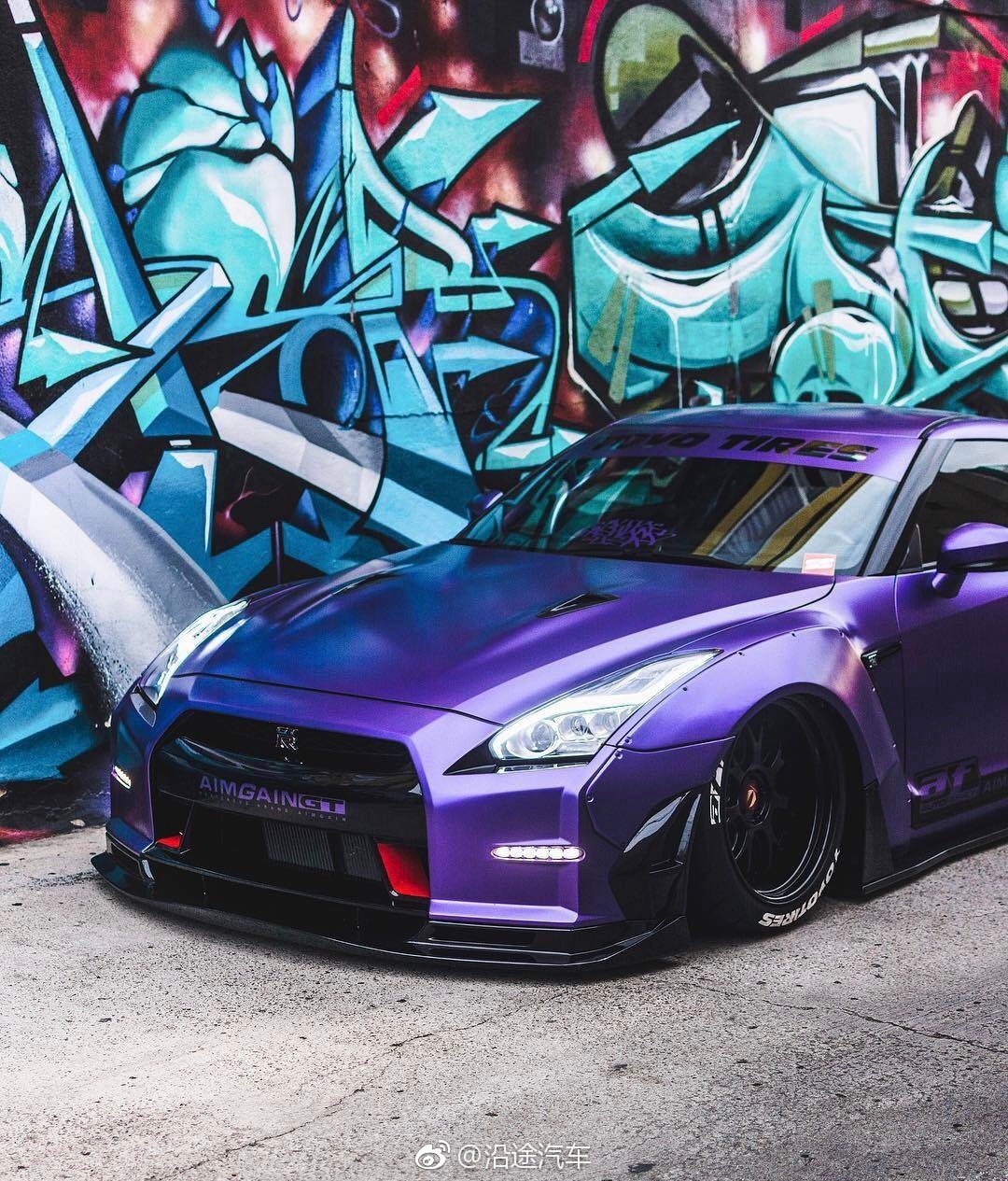 耀眼吸睛紫,东瀛战神:日产gtr!好像已经记不清