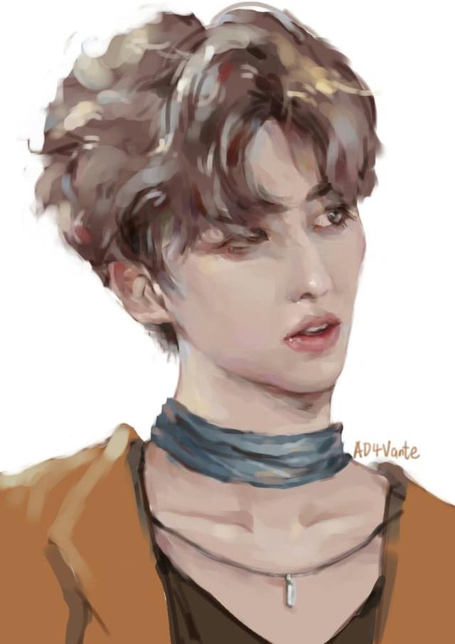 全世界最好的蔡徐坤二次元手绘,没错,你们最爱