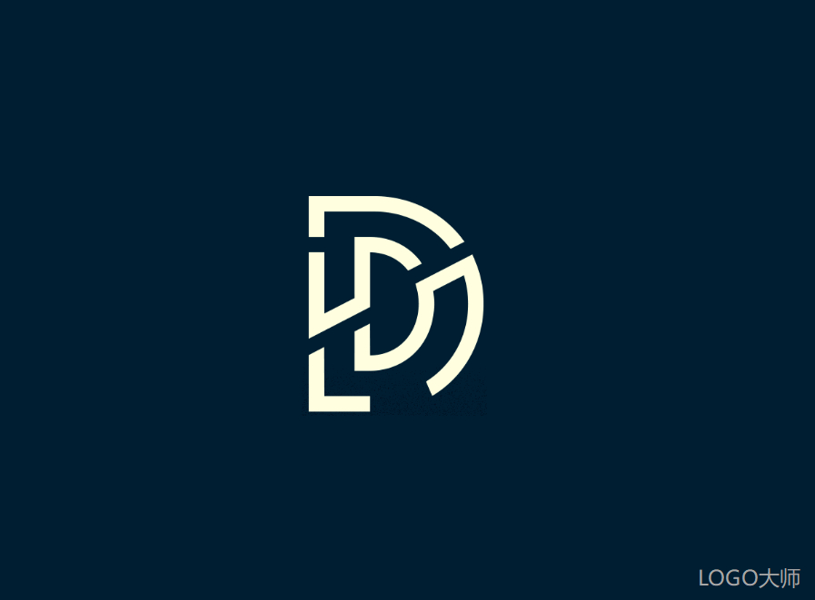 一组以d字母为元素的logo设计