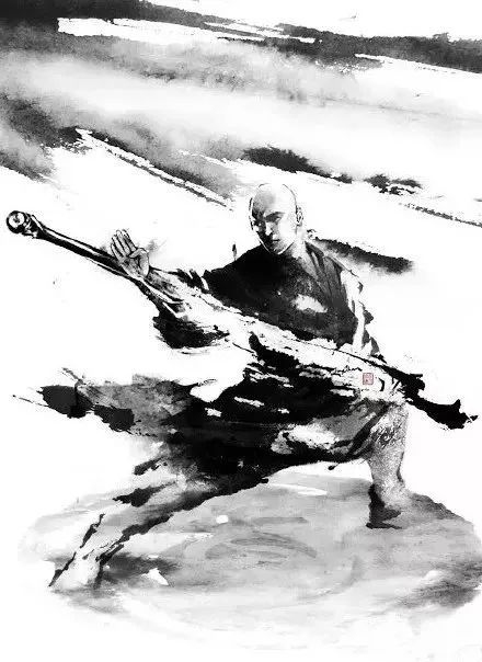 水墨cg绘画,满满的中国武侠风!