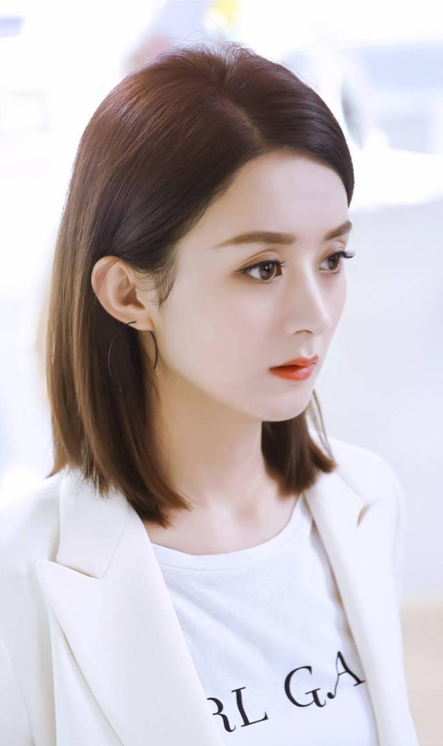 赵丽颖新剧即将开播,5款中短发造型太美了