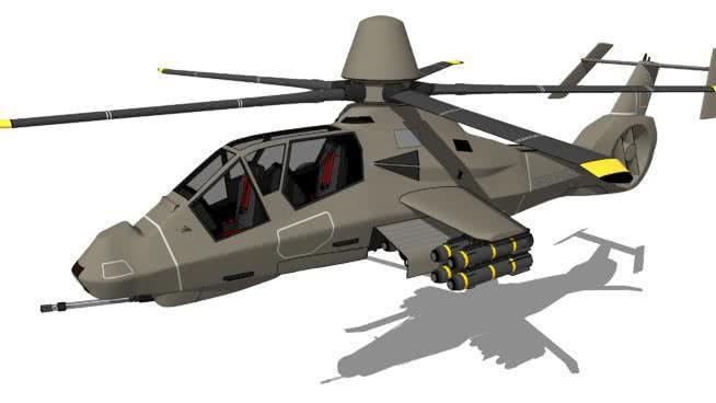 世界唯一隐身武直!挂 22 枚地狱火,造价是阿帕