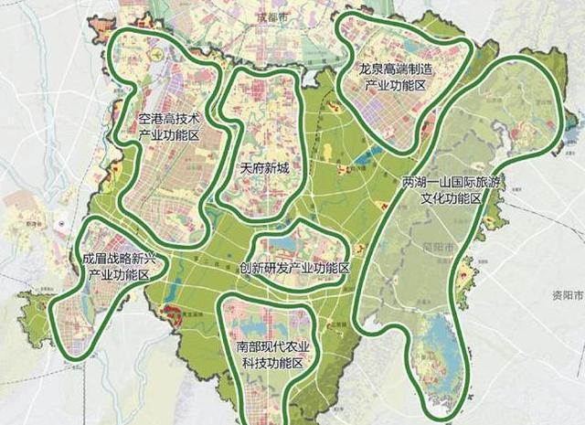 天府新区包括哪些地方?