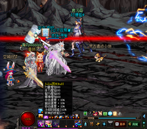 DNF:Jolin团长buff必需领取才能生效,多少玩家