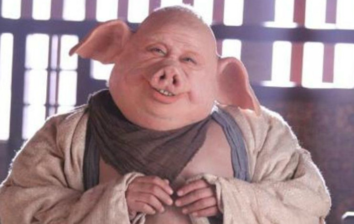 5个猪八戒,图1的经典,图3的搞笑,图5还原一头猪