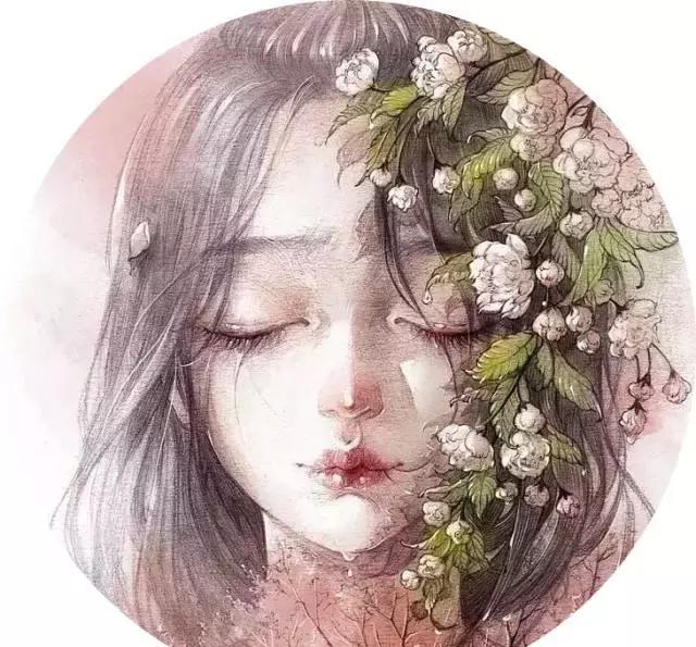 她的作品精美,心思细腻      小说《半面妆》封面    古戈力大佬
