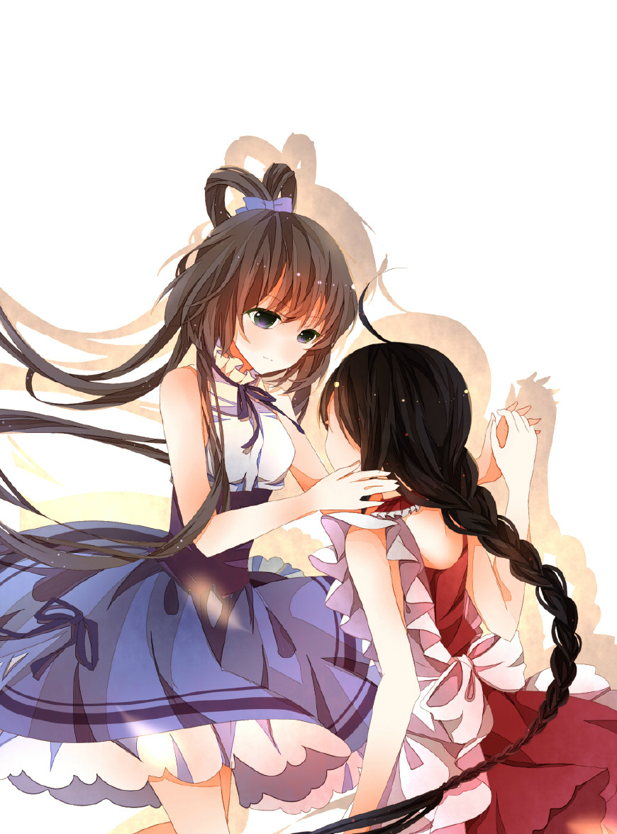 二次元少女壁纸,图1可爱的姐妹花,图2,5水初音,图4洛天依_新浪看点
