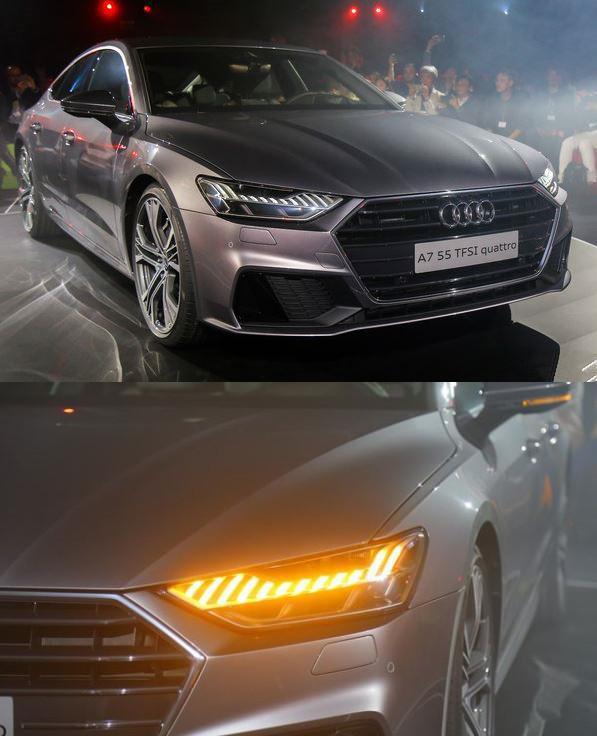 全新奥迪A7来了，大灯炫酷到没朋友