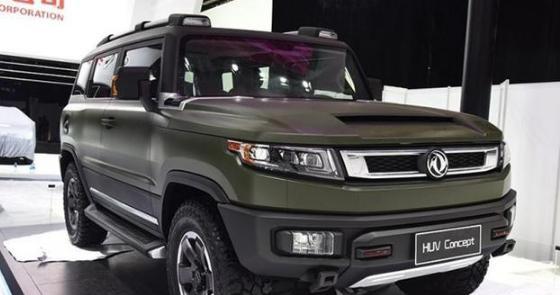 东风终于出好车了, 硬派气质不输牧马人, 光这颜色就很霸气唬人了