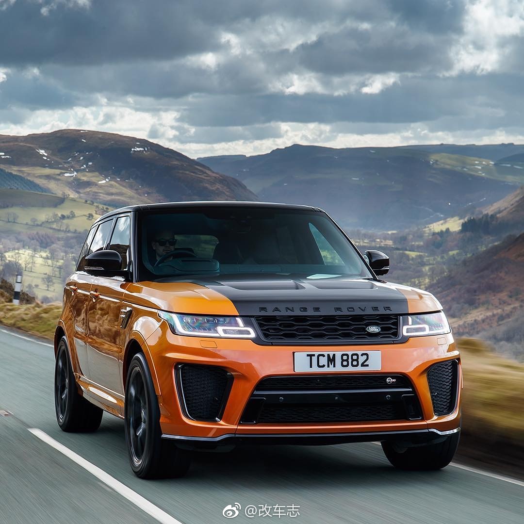 2018款路虎揽胜运动版svr,5.0 v8机械增压,最大575马力
