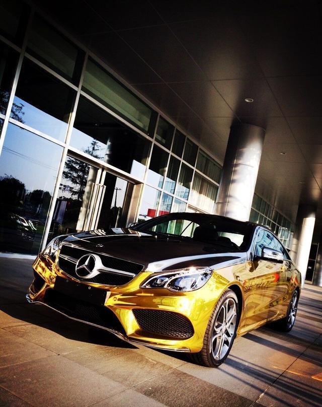 变身黄金圣斗士——奔驰Ecoupe电镀双拼