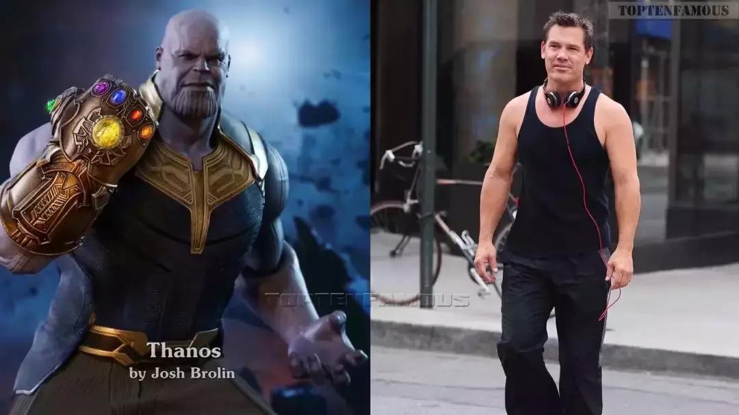 漫威超级英雄剧照和生活中的照片对比, 寡姐超美, 星爵笑死啦!