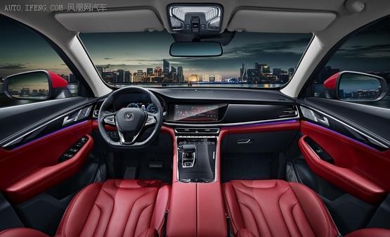 长安CS85内饰官图发布 广州车展正式亮相