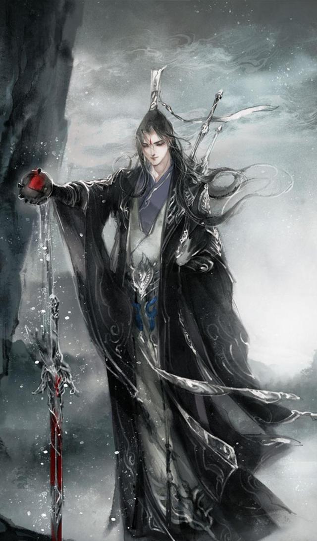 古风美男插画手机壁纸