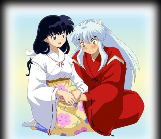 画师画出犬夜叉与阿离终于结婚生子，过上了幸福的婚后生活