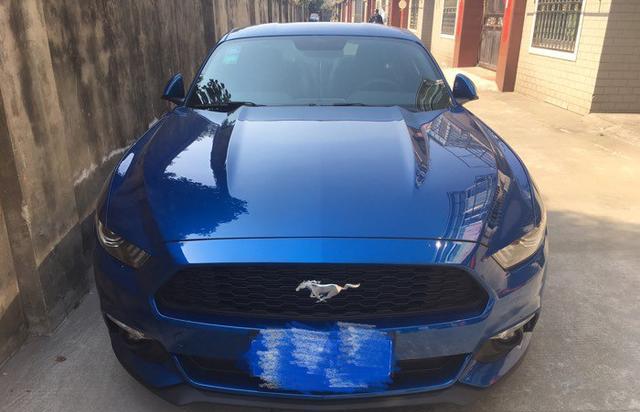 野马 2017款 2.3T 提车，蓝外黑内大气耐看