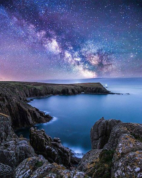 英摄影师拍银河映照海岸线时刻 画面震撼唯美(图)
