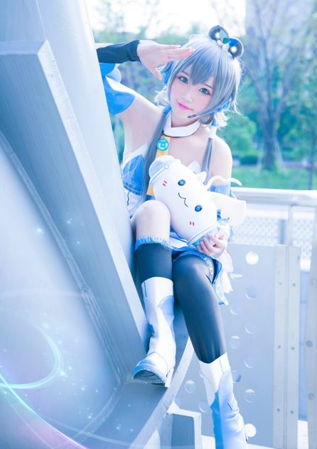 清新萌妹神还原洛天依cos,这才是真正的洛天依cosplay