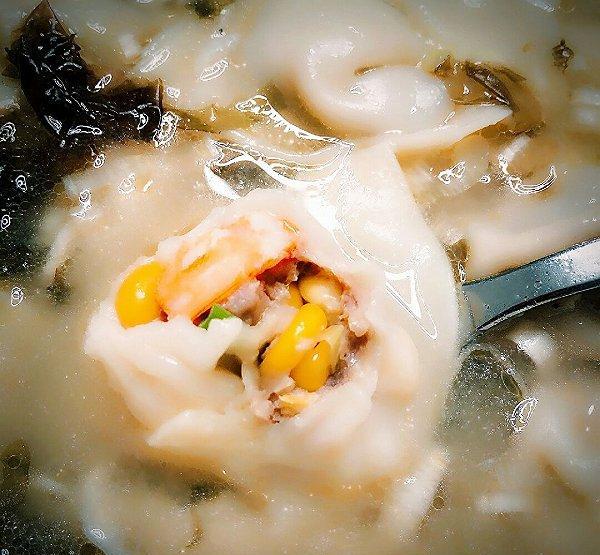 虾仁玉米馄饨