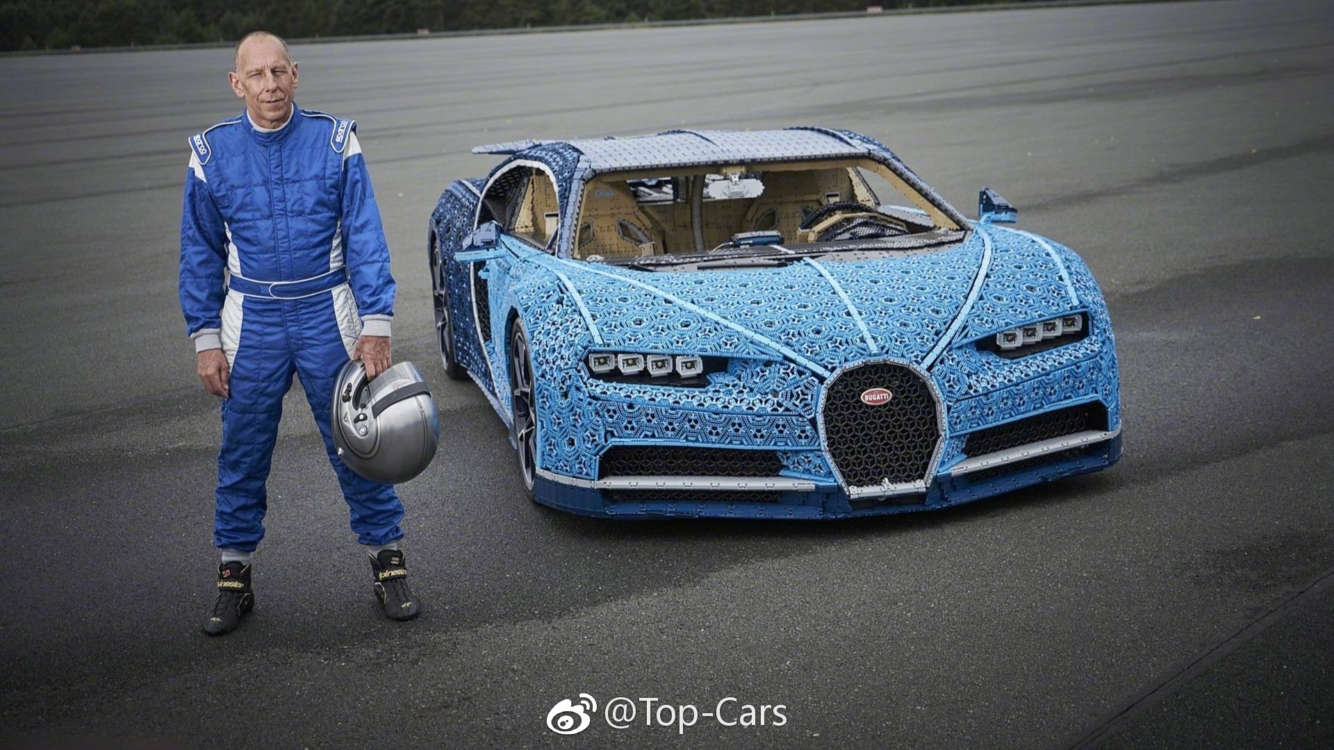 乐高1比1 布加迪Chiron ，飙车么?