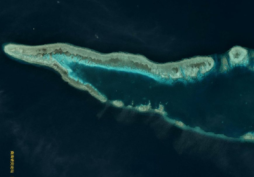 中国南沙仁爱礁最新高清卫星照曝光