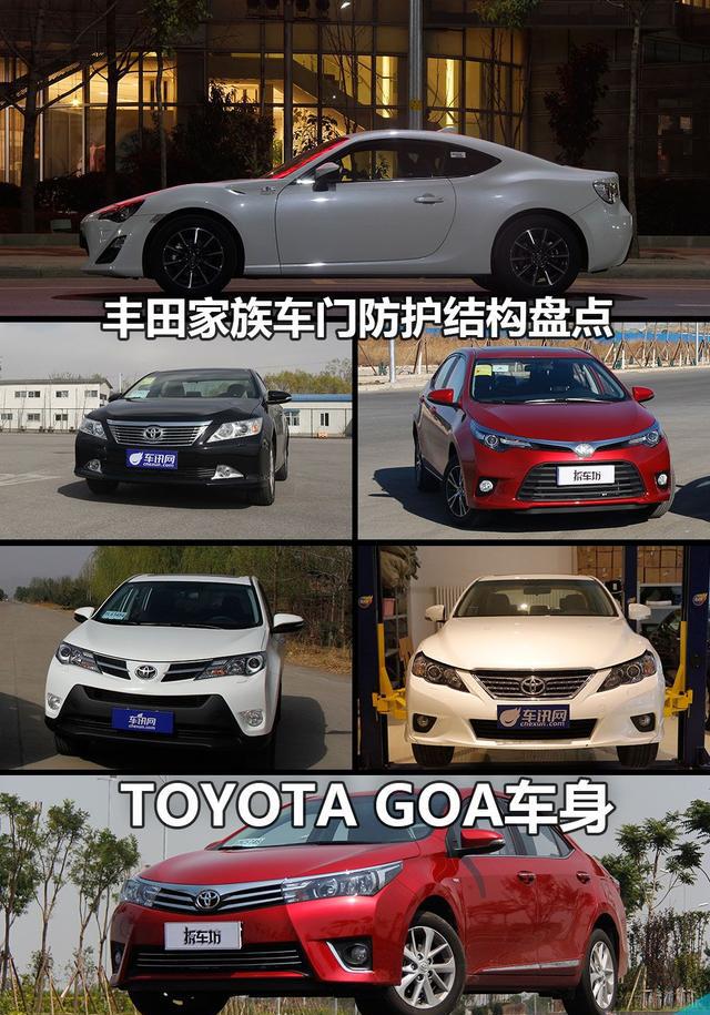 丰田家族车门防护结构盘点 TOYOTA GOA车身