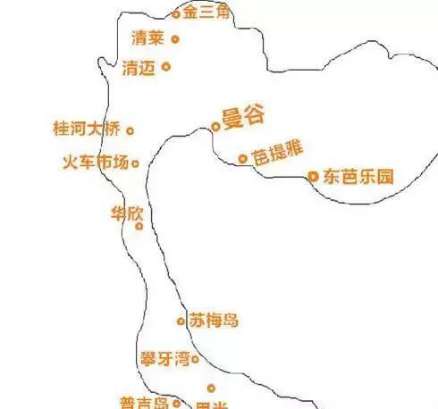 泰国地图