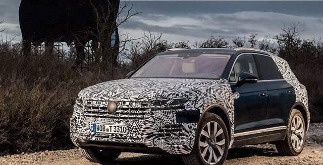 换代途锐来了，尺寸更大保时捷动力加身，霸气外观秒杀奥迪Q7